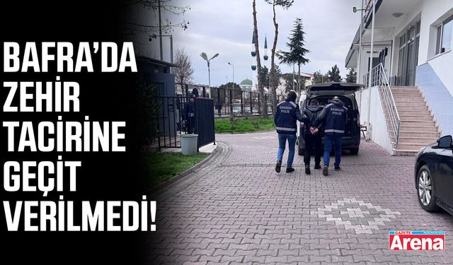 Bafra’da aranan şahıs yakalandı!