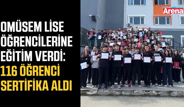 OMÜSEM lise öğrencilerine eğitim verdi