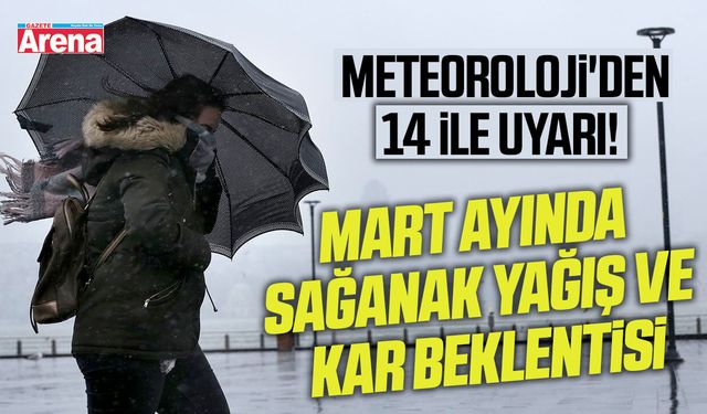 Meteoroloji'den 14 ile uyarı! Hangi illerde sağanak yağış var?