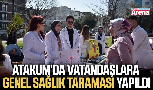 Atakum’da vatandaşlara genel sağlık taraması yapıldı