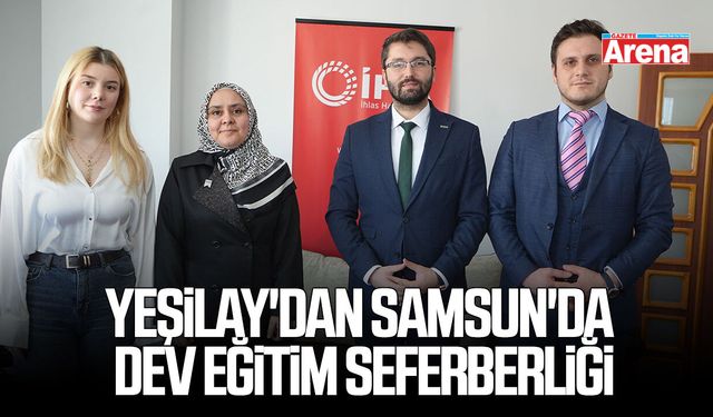 Yeşilay'dan Samsun'da dev eğitim seferberliği