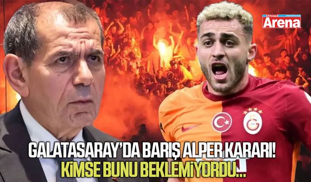 Galatasaray’da Barış Alper kararı! Kimse bunu beklemiyordu...