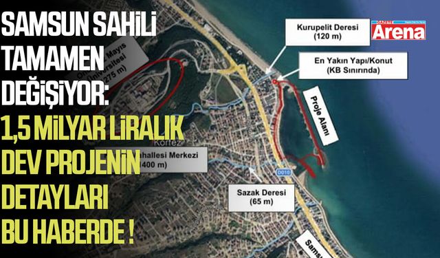 Samsun'a milyarlık marina: Büyükşehir düğmeye bastı!