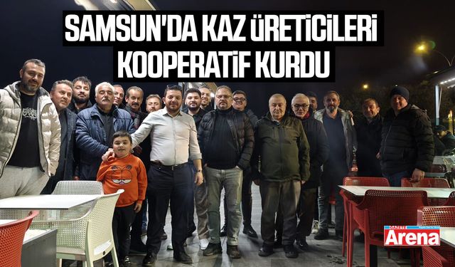 Samsun'da kaz üreticileri kooperatif kurdu