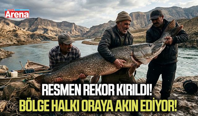 Resmen rekor kırıldı! Bölge halkı oraya akın ediyor!