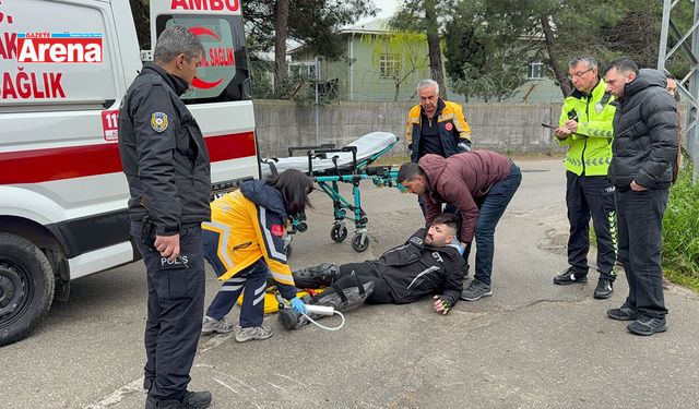 Samsun Çatalarmut'ta korkutan kaza