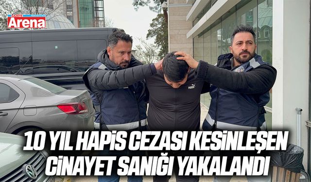 Samsun'da 10 yıl hapis cezası kesinleşen cinayet sanığı yakalandı