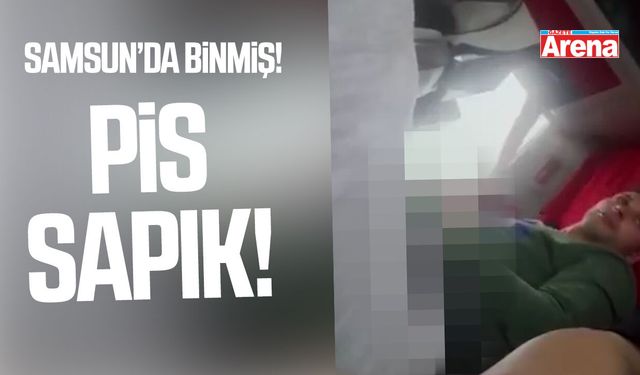 Samsun'da binen yolcudan otobüste taciz!