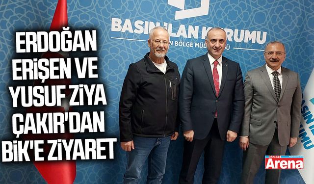 Erdoğan Erişen ve Yusuf Ziya Çakır'dan BİK'e ziyaret