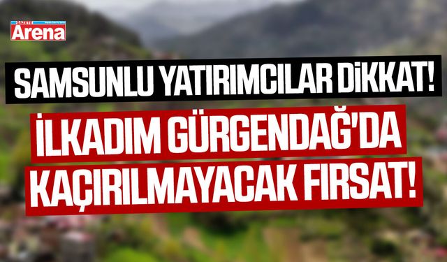 İlkadım Gürgendağ'da mahkemeden satılık tarla