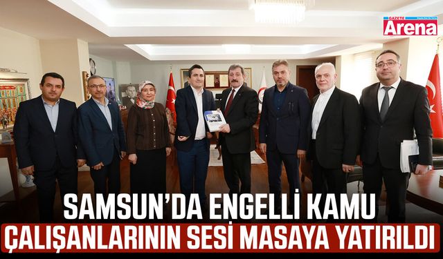 Samsun’da engelli kamu çalışanlarının sesi masaya yatırıldı