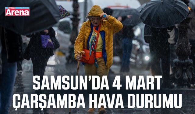Samsun’da 4 Mart Çarşamba hava durumu
