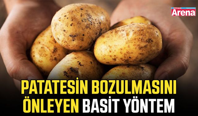 Patatesin bozulmasını önleyen basit yöntem