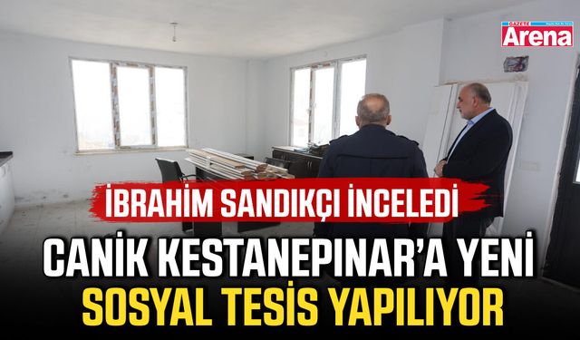 Canik Kestanepınar’a yeni sosyal tesis yapılıyor