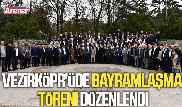 Vezirköprü'de bayramlaşma töreni düzenlendi