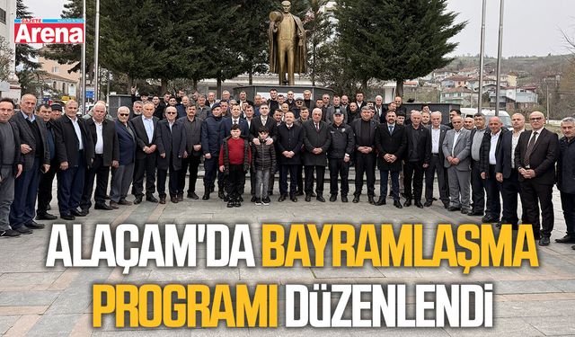 Alaçam'da bayramlaşma programı düzenlendi