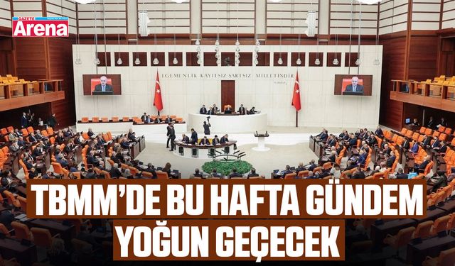 TBMM’de bu hafta gündem yoğun geçecek