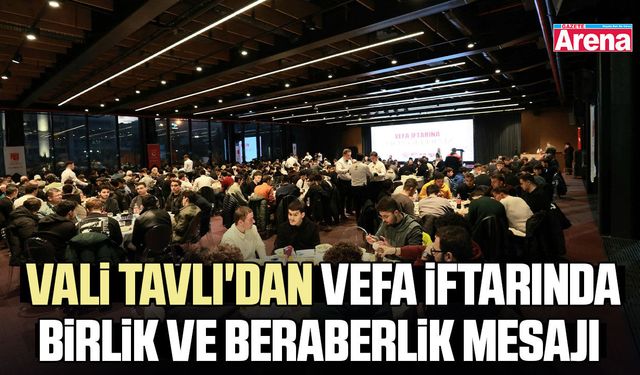 Samsun Valisi Tavlı'dan birlik ve beraberlik mesajı