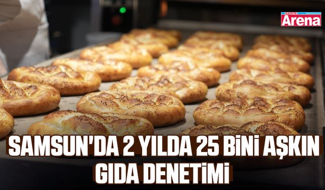 Samsun'da 2 yılda 25 bini aşkın gıda denetimi