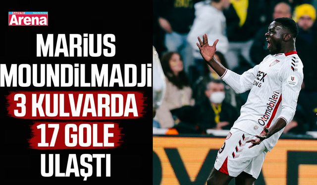 Samsunspor’un golcüsü Marius'un parlayan performansı