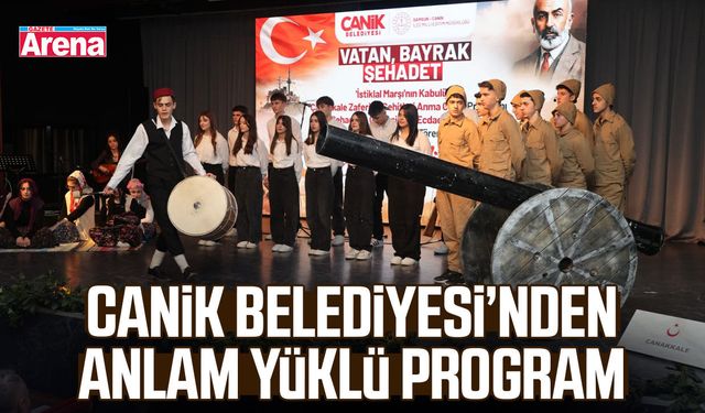 Canik Belediyesi’nden anlam yüklü program