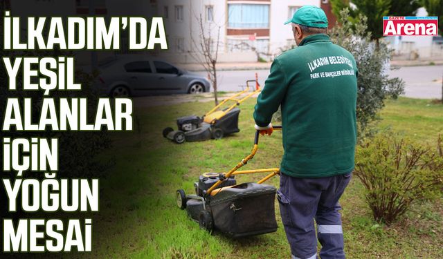İlkadım’da yeşil alanlar için yoğun mesai