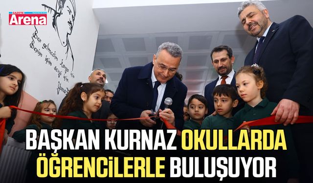 Başkan Kurnaz okullarda öğrencilerle buluşuyor