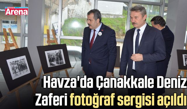 Havza'da Çanakkale Deniz Zaferi fotoğraf sergisi açıldı