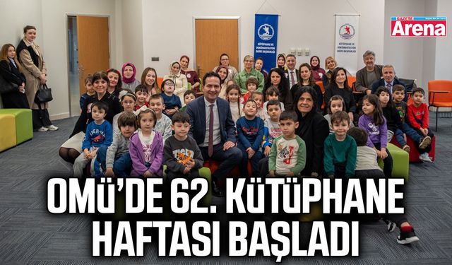 OMÜ’de 62. Kütüphane Haftası başladı