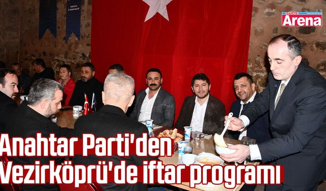 Anahtar Parti'den Vezirköprü'de iftar programı