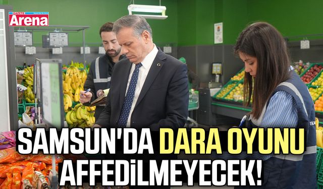 Samsun'da dara oyunu affedilmeyecek!
