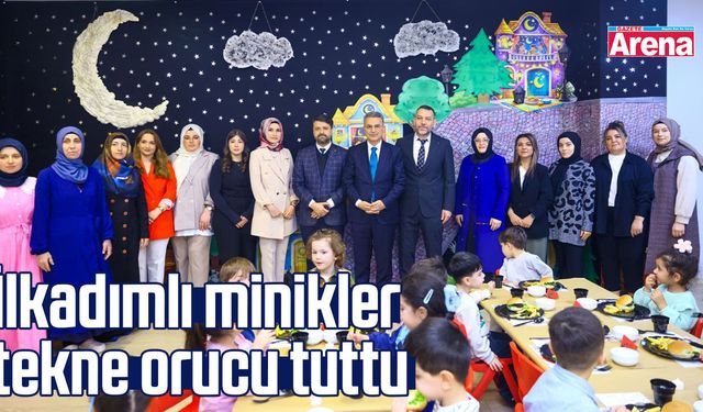 İlkadımlı minikler tekne orucu tuttu