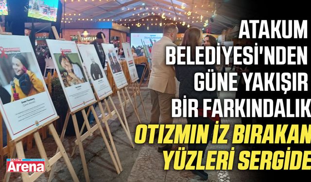 Atakum Belediyesi'nden otizm gününde farkındalık sergisi