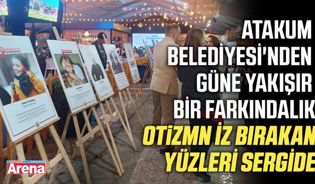 Atakum Belediyesi'nden otizm gününde farkındalık sergisi