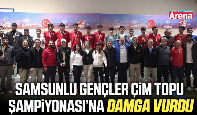 Samsunlu gençler Çim Topu Şampiyonası’na damga vurdu