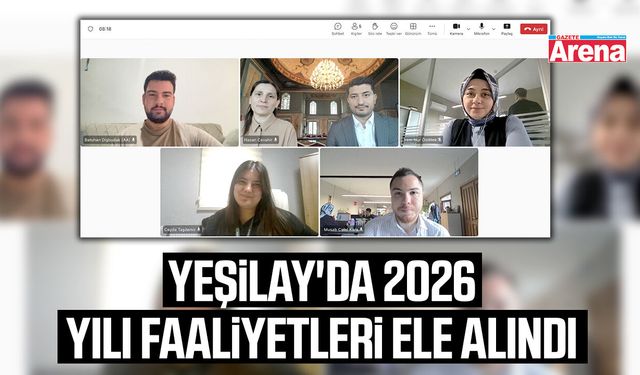 Yeşilay'da 2026 faaliyetleri ele alındı