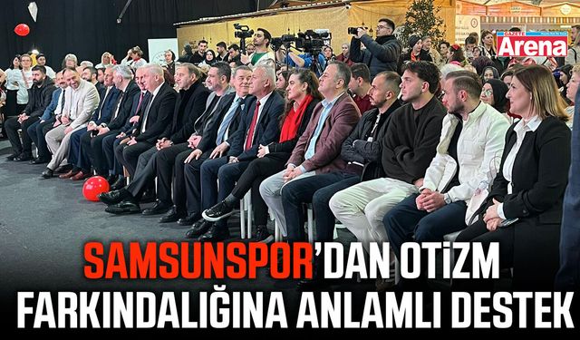Samsunspor’dan Otizm farkındalığına anlamlı destek