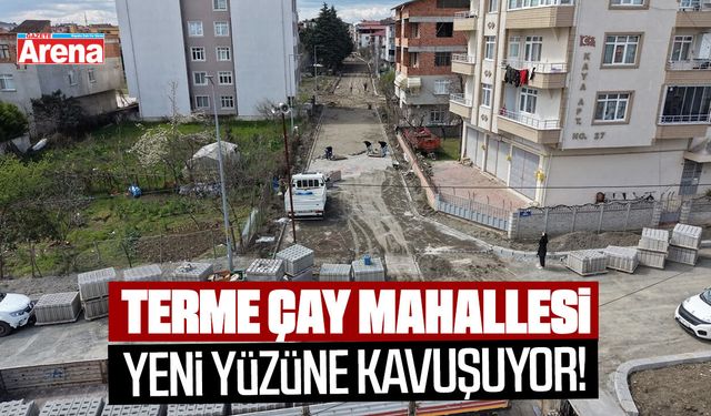 Terme Çay Mahallesi yeni yüzüne kavuşuyor