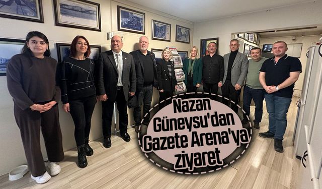 Nazan Güneysu'dan Gazete Arena'ya ziyaret