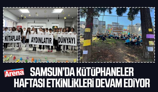 Samsun’da Kütüphaneler Haftası etkinlikleri devam ediyor
