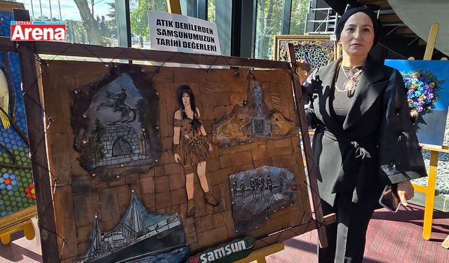 Samsun'da deriler sanat eserine dönüşüyor