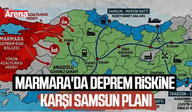Marmara'da deprem riskine karşı Samsun planı