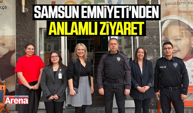 Samsun Emniyeti'nden Polis Haftası'nda anlamlı ziyaret