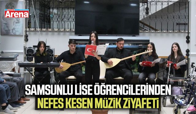 Samsunlu lise öğrencilerinin türkü korosu