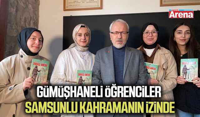 Gümüşhaneli öğrenciler Samsunlu kahramanın izinde