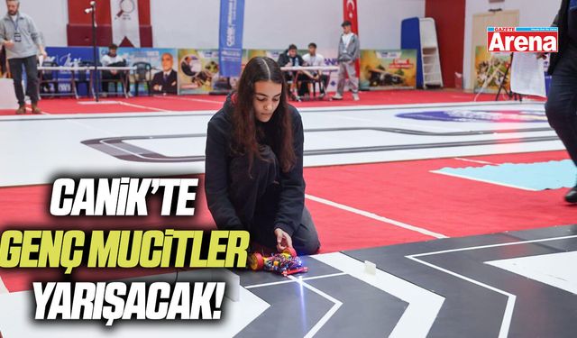 Canik ROBOSAM Robot Yarışması ile genç mucitler sahnede