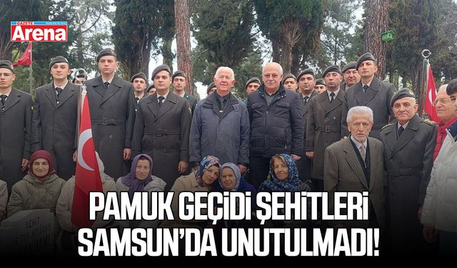 Pamuk Geçidi şehitleri şehadetlerinin 34. yılında Samsunda dualarla anıldı