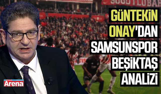 Güntekin Onay'dan Samsunspor Beşiktaş analizi