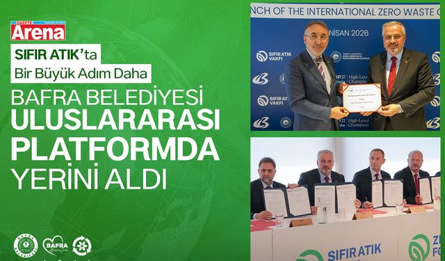 Bafra Belediyesi'nden uluslararası alanda büyük başarı