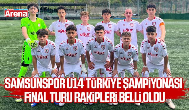 Samsunspor U14 rakipleri belli oldu